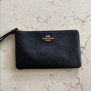 Coach Corner Zip Wristlet